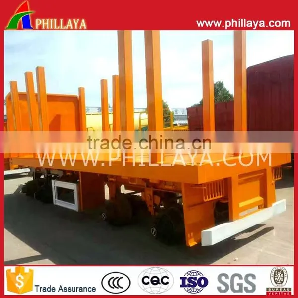1 Year Guranteed 3-4 Axles Drawbar Trailer With Turntable Dolly and Removable BTW for Choice photo-4