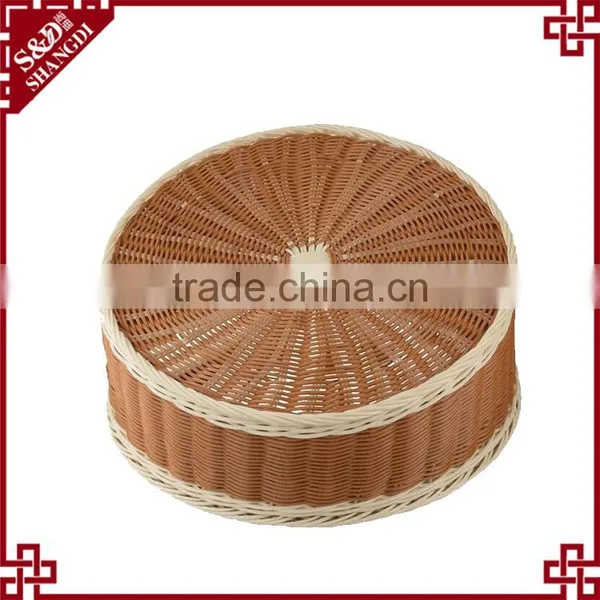 Handcraft Decoration Rattan Bakery Store or Supermarket Using Bread Display Stand photo-4