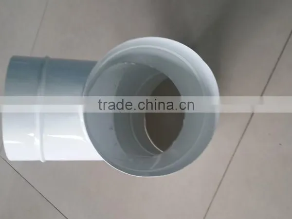 Galvanized Steel Y Branch Tee 3 Way Tube Duct Fitting Connector for Hydroponic Air Ventilation System photo-2