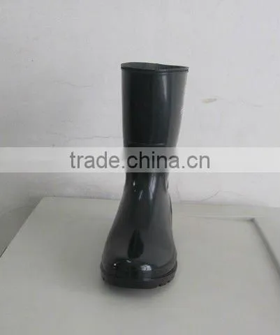 LITAI Fashion Rain Shoes Black Work Boot photo-5