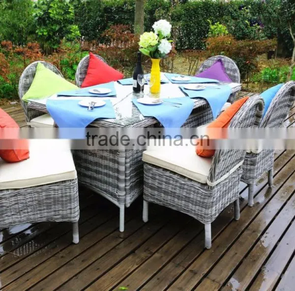 Audu Modern Waterproof Sydney Patio Dining Set,Wicker Dining Set photo-2