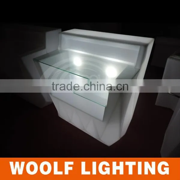 Indoor Rechargeable Colorful LED Illuminated Modern Bar Counter photo-2