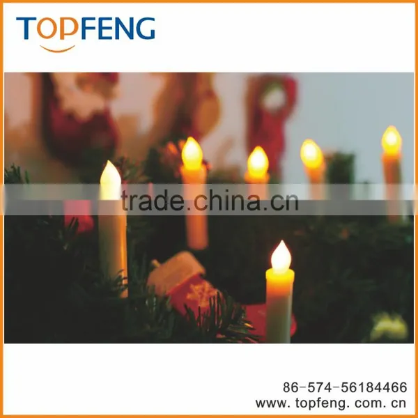 Led Light Candle Lights Clip in Christmas Tree/remote/dmx Control Led Candle Clear/thin Pillar Flameless photo-2