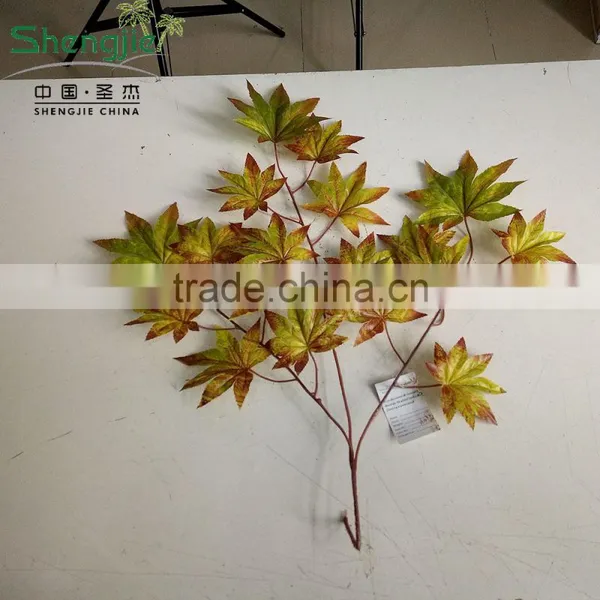 CHY070920 Simulate Green Tree Leaves Maple Artificial Leaf Craft for Sale photo-3