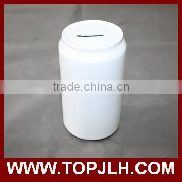 Sublimation White Ceramic Money Boxes Custom Logo Money Bank photo-3