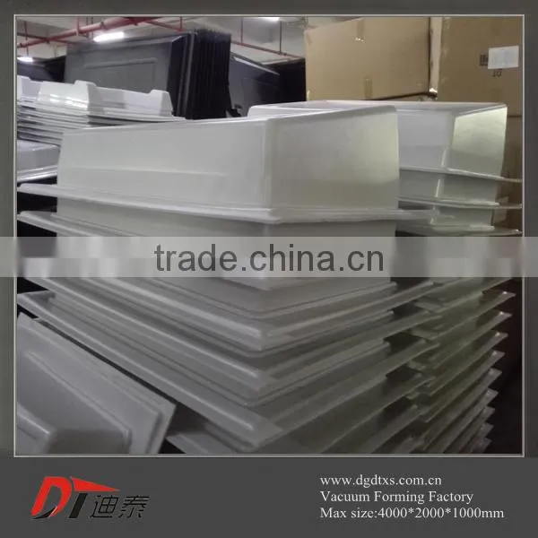 Custom Plastic Large Thick Thermoformed White Abs Material Outer Shell photo-5