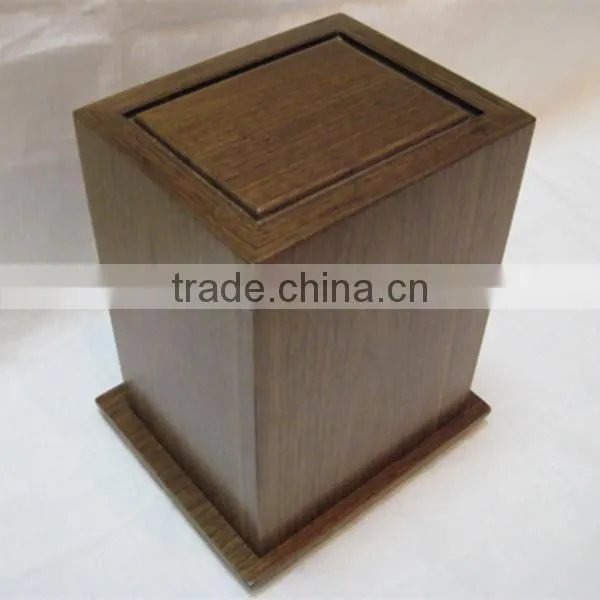 China Funeral Supplier Wooden Cremation Urn photo-2