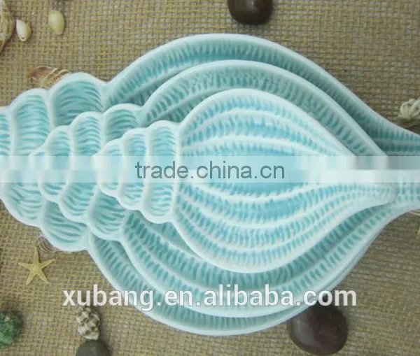Ceramic Material Ocean Series Dinnerware Sets Dishes and Plates Set photo-2