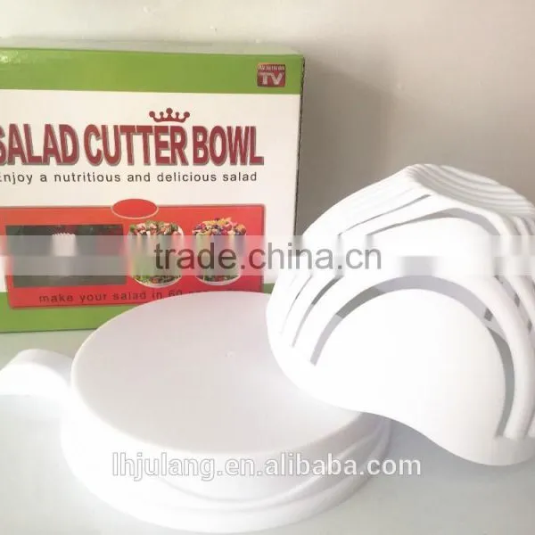 2017 New Design Plastic Salad Cutter Bowl/Plastic Salad Cutter Bowl for Kitchen photo-3