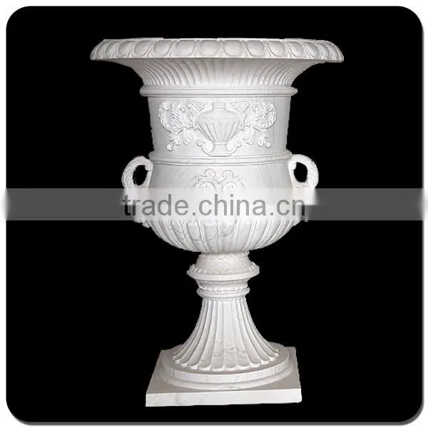 China White Marble Planter Pot VFP-006L photo-2