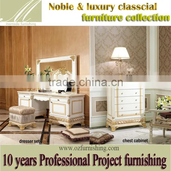YB62 Antique French Solid Wood Glossy Gorgeous Gold Velvet Chaise Lounge For Bedroom photo-2