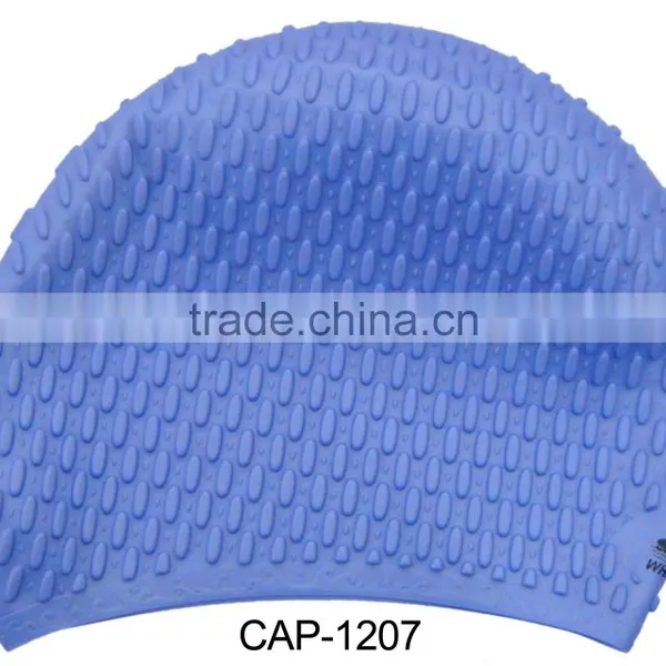 100% Silicone Shark Swim Cap,funny Swimming Cap,water Drop Design(CAP-1200) photo-5