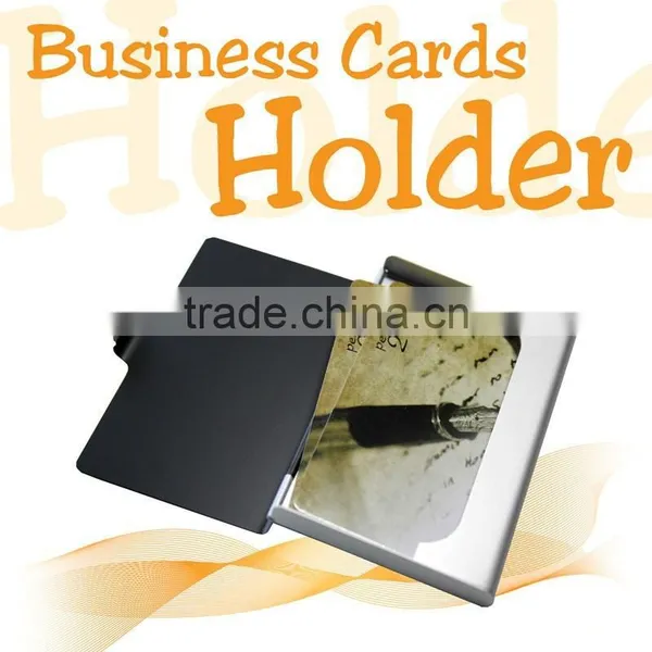 Credit ID Card Holder Box Metal Pocket Business Name Card Holder Box Case photo-3
