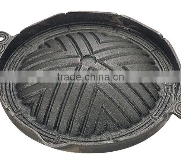 Iron Japanese Barbeque Grill Plate for Mutton Barbeque