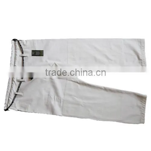 2017 Plain White Pakistan Bjj gi Custom Made High Quality 100% Cotton Pearl Weave Fabric Patches photo-2