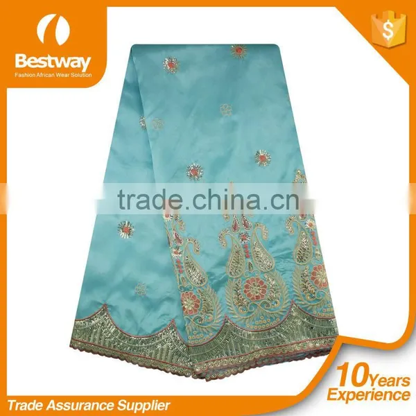 2017 Popular Stretchable Battenburg Silk George Lace, African Fabrics photo-4