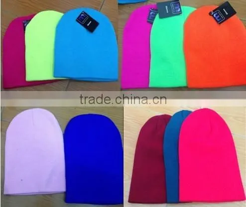 Various Colours 100% Acrylic Knitted Beanie Hat Made In China photo-4