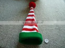 Gift Knitted Hat X'mas Festival Knitted Hat Christmas Decoration Knitted Hat photo-2