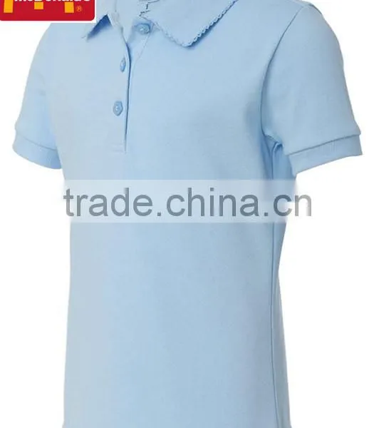New Design T-shirt Woman TC Polo t Shirt China Factory photo-5