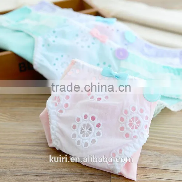 Sexy Lace Ladies Underwear Cotton Pants Young Girls Low Waist Cotton Briefs Panty photo-2