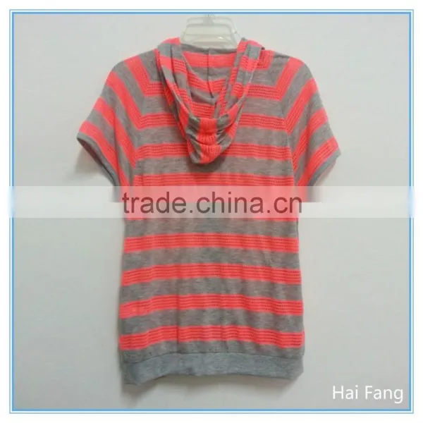 Children Girl Fashion Hoody Stripped Hoodie Child Kids Summer t Shirts Hoodie photo-2