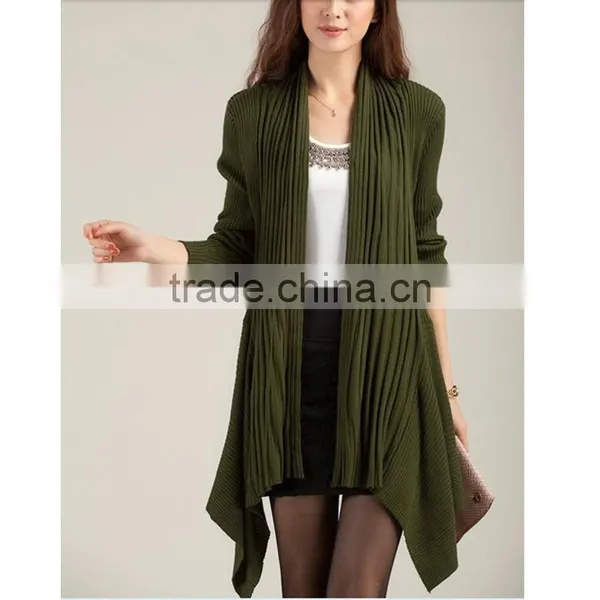 Spring and Autumn Free Size Latest Design Women Solid Simple and Fashion Sweater Women Cardigan photo-4