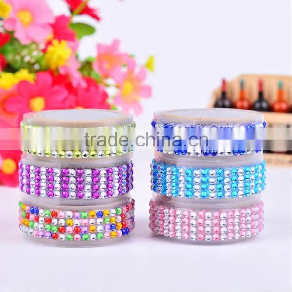 Acrylic Rhinestone With Adhesive Stickers Tape for Diy Scrapbooking photo-2