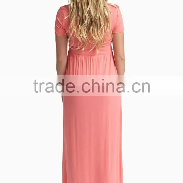 Short Sleeve Incredibly Soft Flattering Maternity Clothing Woman photo-4
