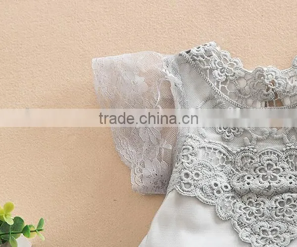 2017 Girl Lace Tulle Dress Girl Princess Dress With Lace photo-6