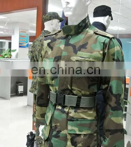 Factory Supply Woodland Bdu Jacket Camouflage Uniform photo-3