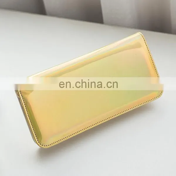 2017 Wholesale New Laser Clutch Bag pu Purse for Women