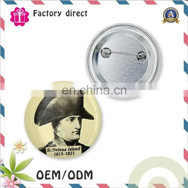 Metal Safty Pin Back Advertising Promotions Tin Button Badge photo-5