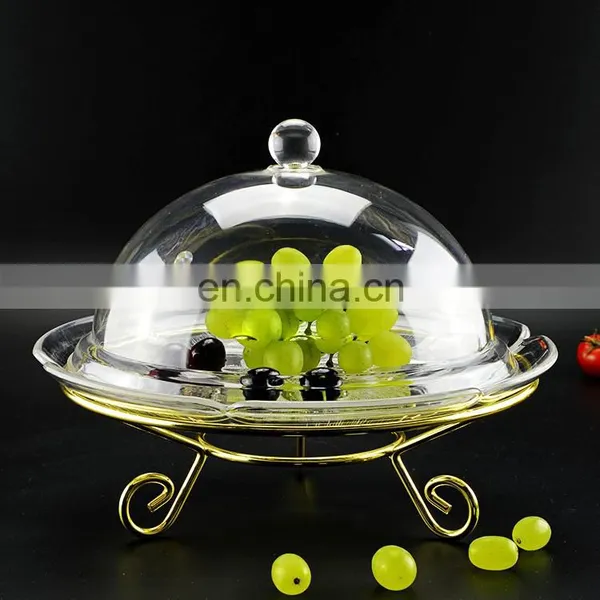 Custom Design Acrylic Plastic Industrial Afternoon Tea Tray With Cover photo-5