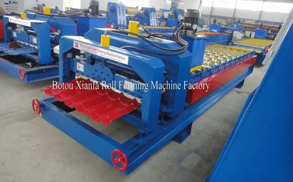 Steel Tile Roofing Roll Forming Machine photo-2