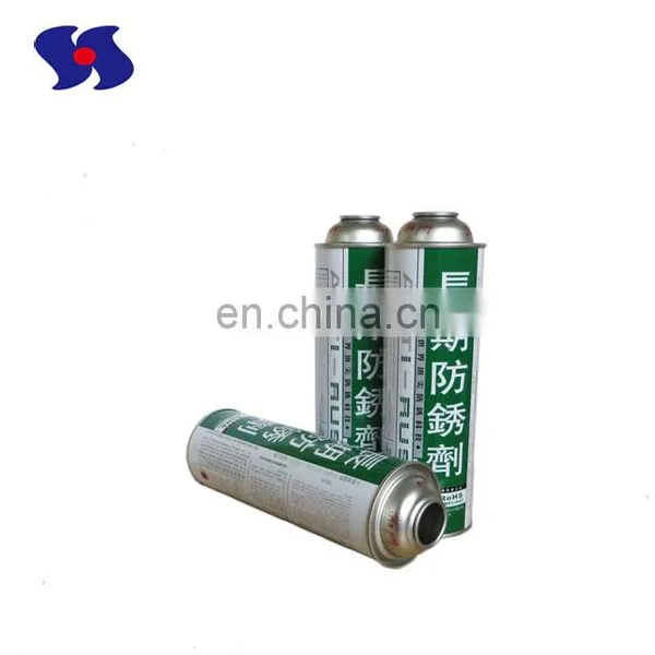 Diameter 65mm Straight Wall Empty Aerosol Tin Cans With Printing for Mold Release 500ml