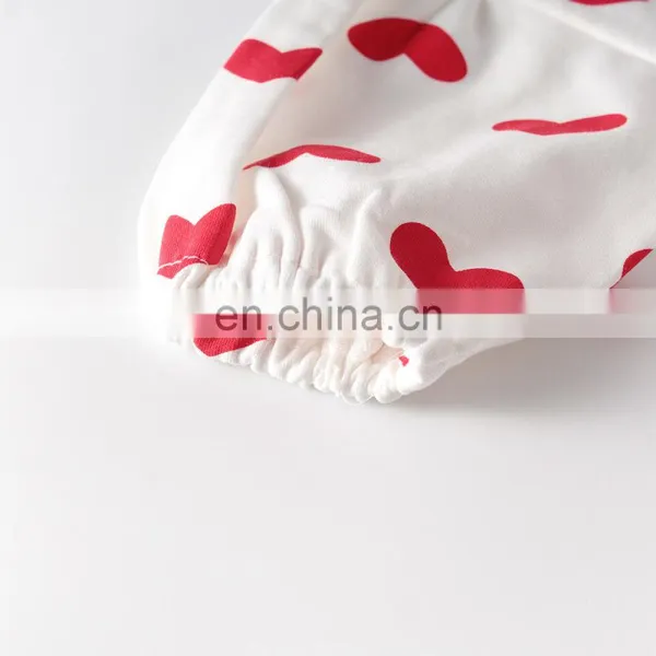 Lovely Infatns Clothes Fleece Full Sleeve Peach Heat Printed Baby Girls Hoodie Romper photo-5