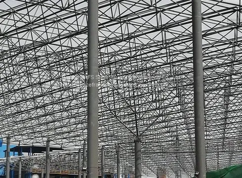 Jiangsu Xu Gang Group New 2# 3# Space Frame Structure Environmental Protection Shed Project photo-4