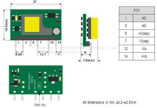 5W AC/DC Converters Power Supply photo-2