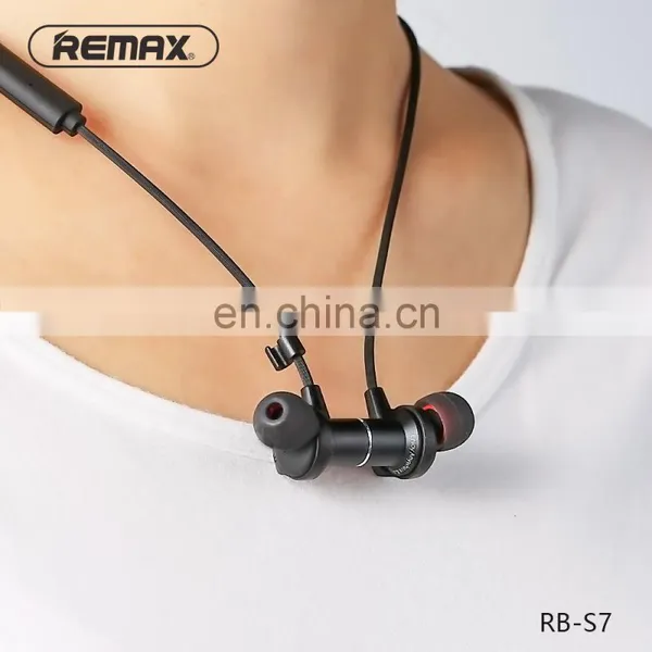 Remax RB-S7 Wireless Neckband Earphone Noise Cancelling Stereo Earphone photo-7
