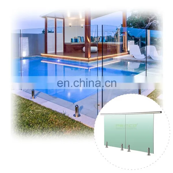 Construction Balustrade Strengthened Handrail Durable Frameless Glass Railing photo-4