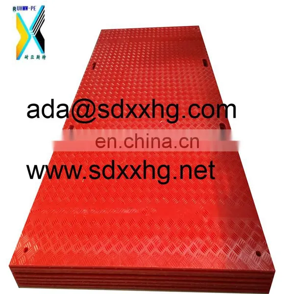 High Density Polyethylene HDPE Durabase Anyaman Untuk HDPE Jalan Tikar Flooring Mat Turf Protection Truck Support Plate photo-4