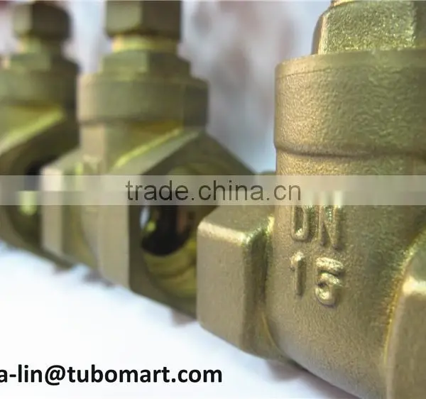 Brass Gate Valve With Brass Stem and Steel Handle of High Quality and Good Price photo-2