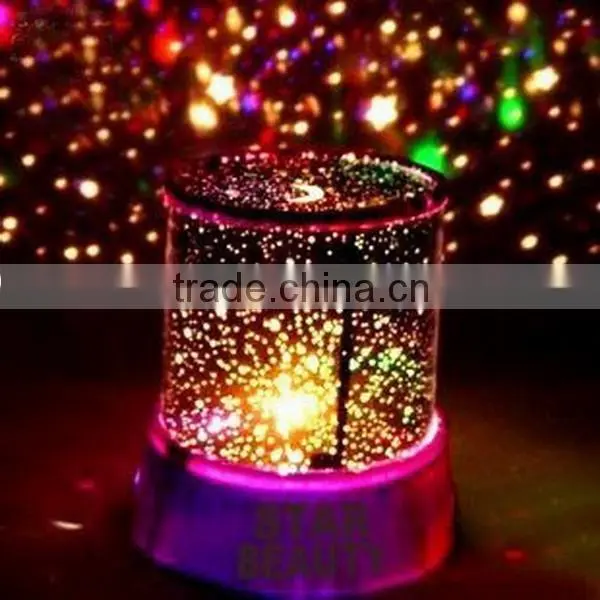 LED Star Night Light Projector Lamp,Colorful Starry Night,Bed Side Lamp SNL003 photo-5