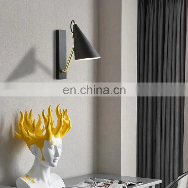 New Product Ideas 2021 Wall Sconces Black Industrial Vintage Wall Lamp Fixture Simplicity Wall Lights photo-2