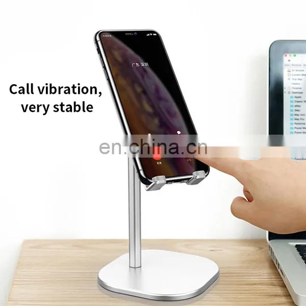 Portable Silicone Aluminum Universal Tablet Phone Holder Desk Stand For Cell Phone Table Holder photo-3