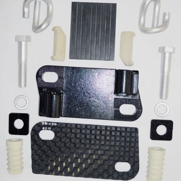 Single Resilient System (SRS) E-Clip Assembly(Rail Fastener) for Metro Railway Track Fixing photo-2