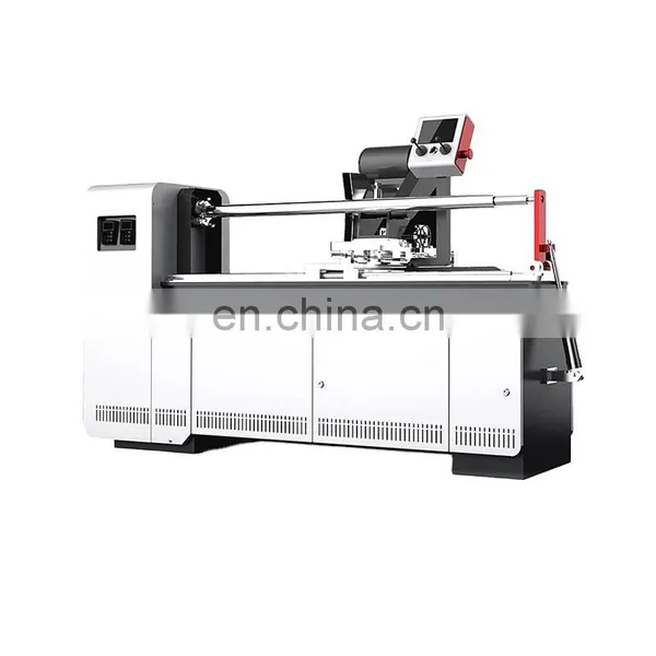 Automatic Single Shaft Log Roll Round Knife Cutting Machine photo-3