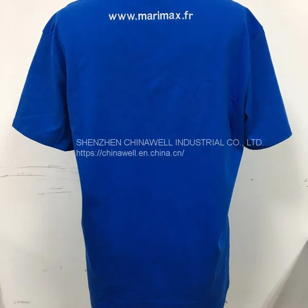 Ladies' 95%cotton 5%spandex V Neck T Shirt photo-2