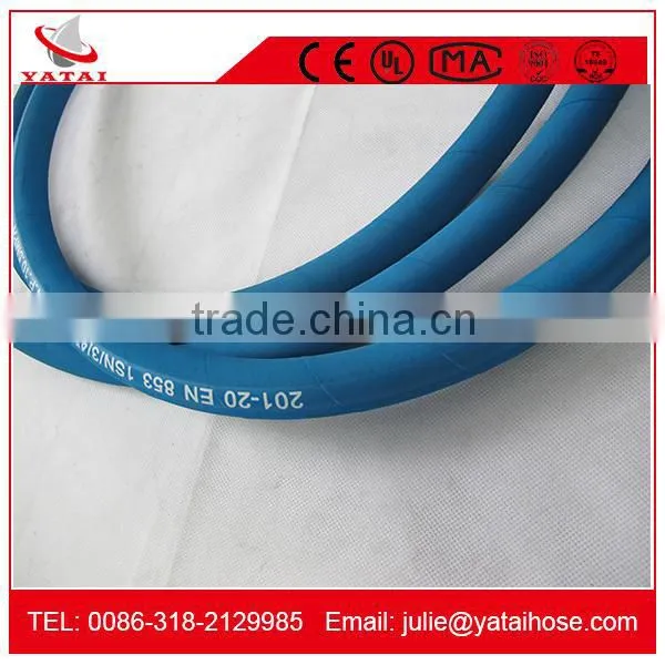 Small Diameter Blue Cloth Rubber Air Compressor Hose photo-3