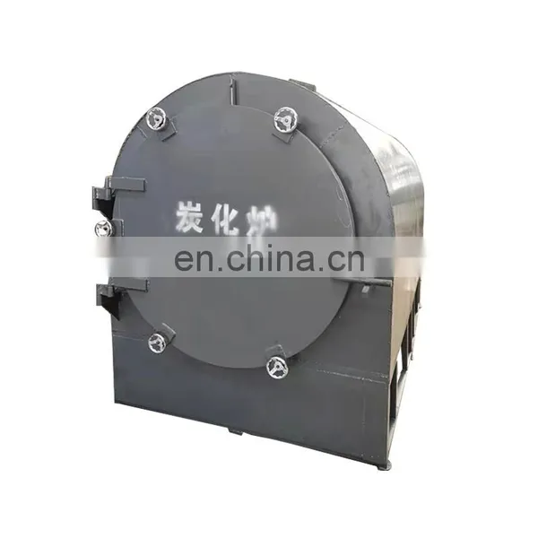 Factory Supply Activated Carbon Coconut Shell Charcoal Making Machine Wood Log Carbonization Machine photo-5